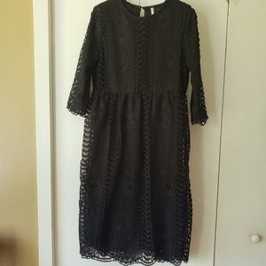 Formal Black lace dress